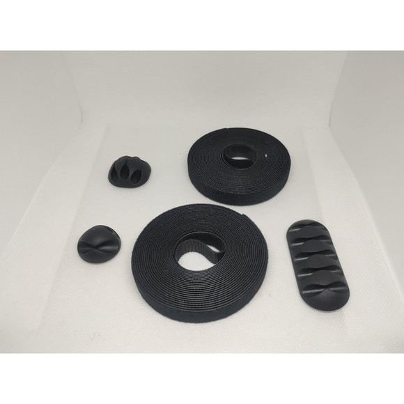 4 Pcs Cable Clip Grip Desk Wall Organizer Wire Cord Type USB Charger Holder US - Picture 2 of 3